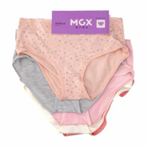 Panty Ancho Hip Pack X 5 Uds Varios Colores MGX KIDS Talla 10