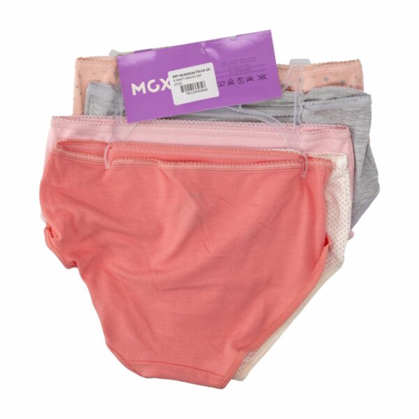 Panty Ancho Hip Pack X 5 Uds Varios Colores MGX KIDS Talla 10 - Imagen 2