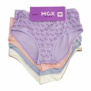Panty Ancho Hip Pack X 5 Uds Varios Colores MGX KIDS Talla 10