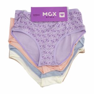 Panty Ancho Hip Pack X 5 Uds Varios Colores MGX KIDS Talla 10