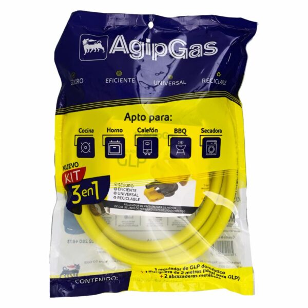 Kit de Gas 3 En 1 AGIP Pack - Imagen 2