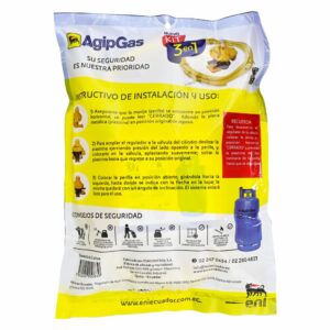 Kit de Gas 3 En 1 AGIP Pack