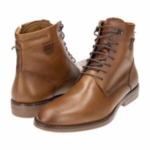 Zapato Botín Con Cordón Y Cierre Miel CAPITOLIO