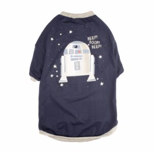 Camiseta Para Mascota Manga Corta Diseño Star Wars Color Azul DISNEY