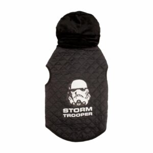 Hoodie Para Mascota Con Capucha Diseño Star Wars Color Negro DISNEY