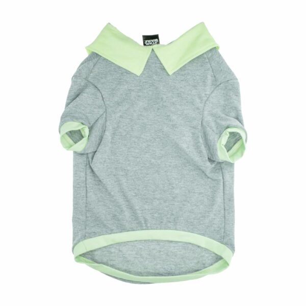 Camiseta Para Mascota Tipo Polo Diseño Star Wars Baby Yoda Gris DISNEY - Imagen 2