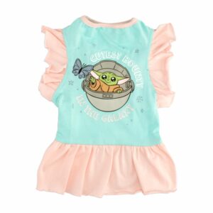 Vestido Para Mascota Diseño Star Wars Baby Yoda Color Verde DISNEY