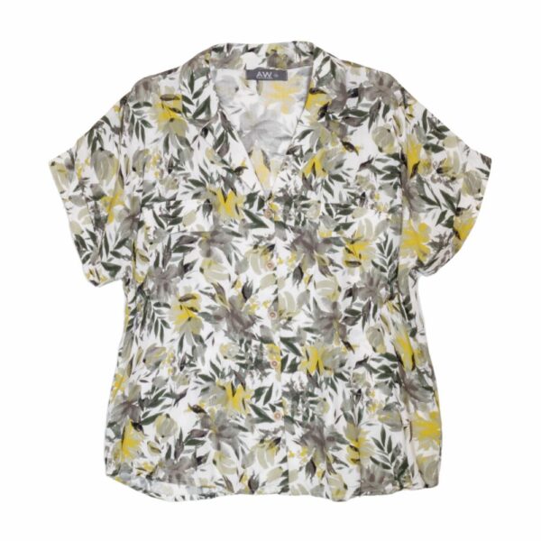 Blusa Manga Corta Beige AW - Imagen 3