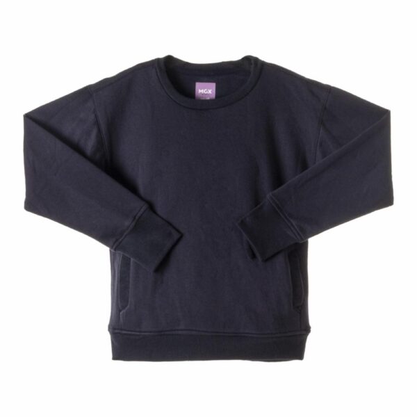 Buzo Fleece Cuello Redondo Con Bolsillos MGX KIDS