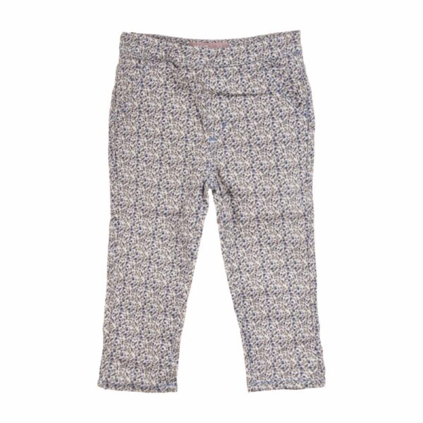 Pantalón Bebé Niña Azul Estampado MGX BABY
