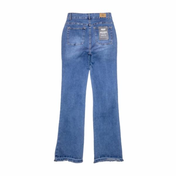 Jean Kick Boot Azul Medio MGX BASIC - Imagen 2