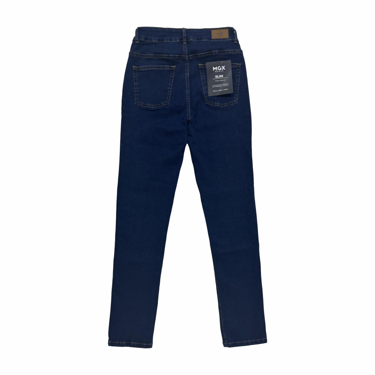 Jean Slim Azul Oscuro MGX BASIC Talla 2 - Imagen 2