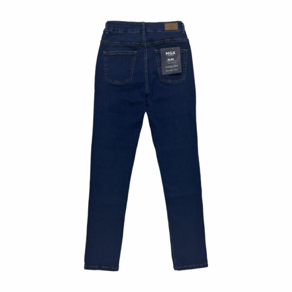 Jean Slim Azul Oscuro MGX BASIC Talla 2 - Imagen 2
