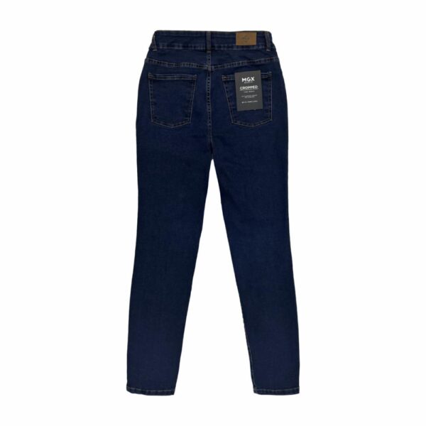 Jean Cropped Azul Oscuro MGX BASIC Talla 2 - Imagen 2