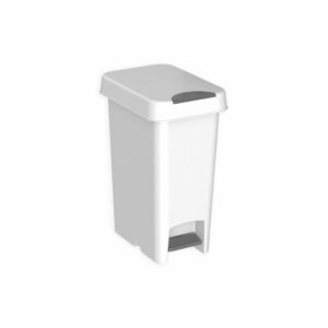 Tacho Para Basura Con Pedal Modelo Urban Color Blanco CASA PICA 20 Lt