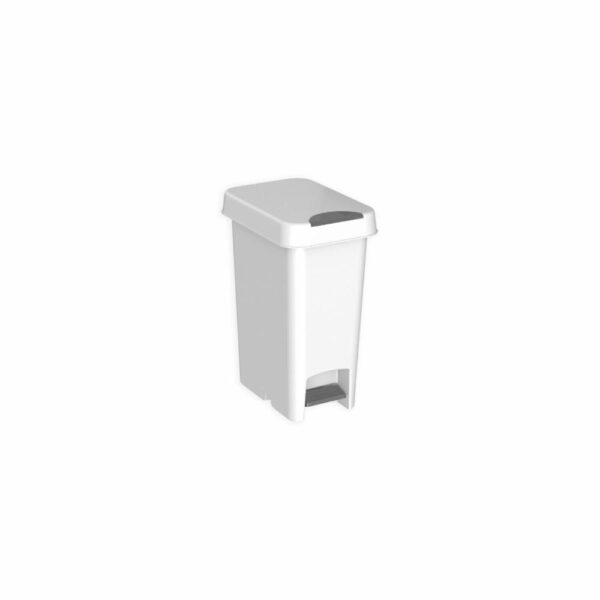 Tacho Para Basura Con Pedal Modelo Urban Color Blanco CASA PICA 20 Lt