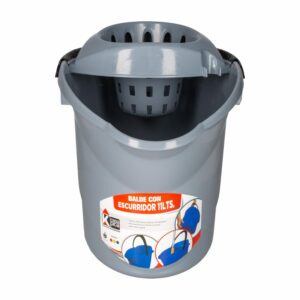 Balde Con Escurridor Color Gris CASA PICA Unidad