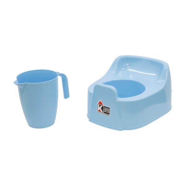 Juego Baño Arrecife Celeste Pastel CASA PICA Unidad - Imagen 2