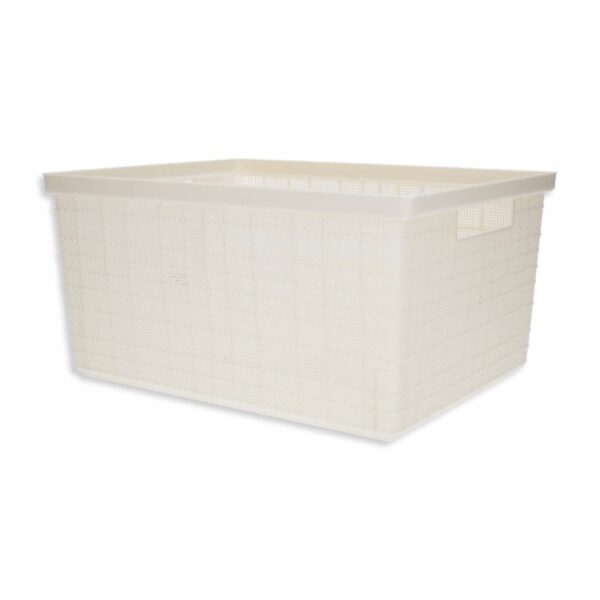 Canastilla De Yute Color Beige Claro CASA PICA Unidad - Imagen 2