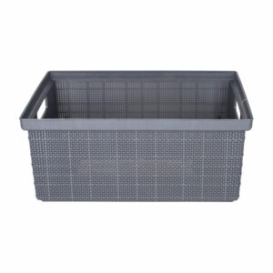 Canastilla Diseño Yute Color Gris CASA PICA Unidad