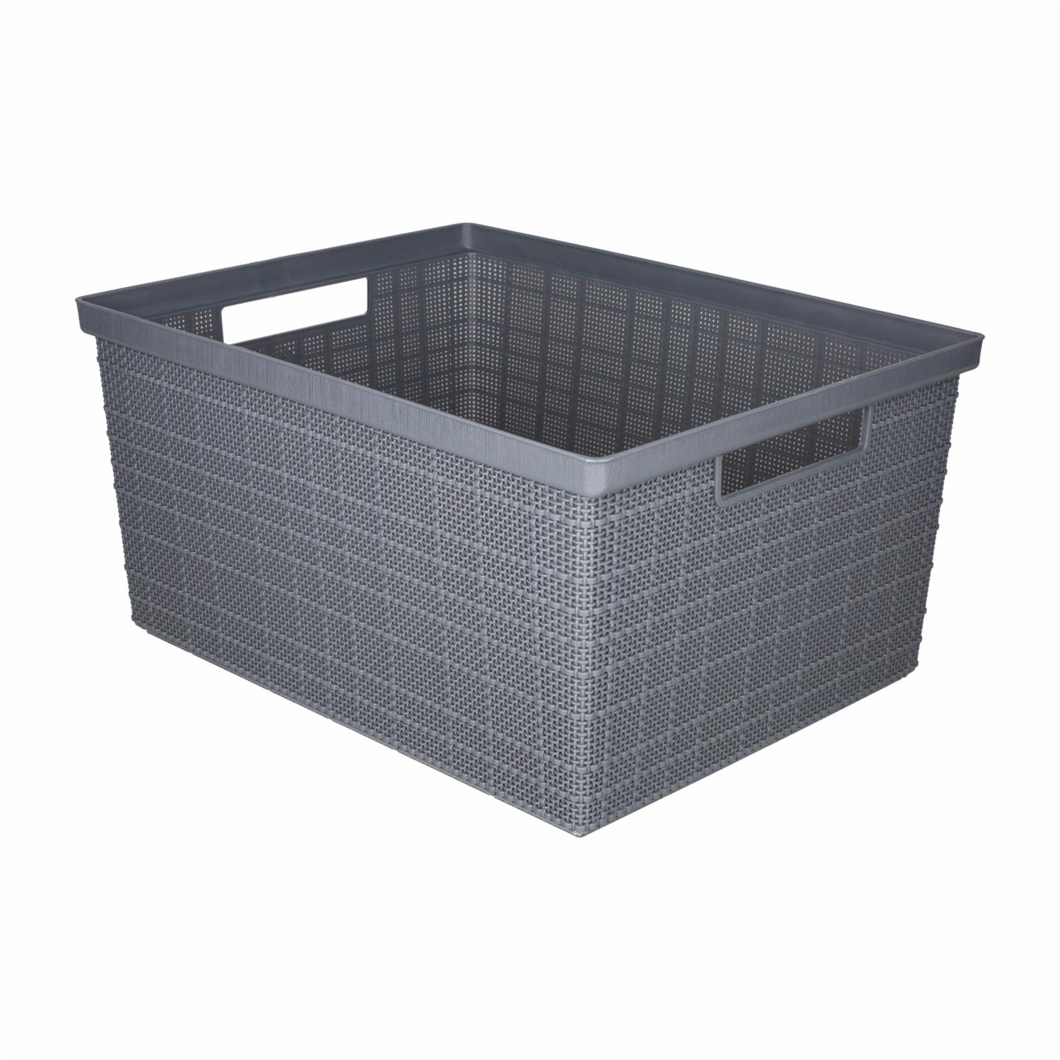 Canastilla Diseño Yute Color Gris CASA PICA Unidad - Imagen 3