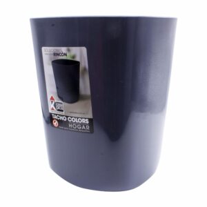 Tacho Papelero Color Gris Oscuro CASA PICA 25 X 19 Cm