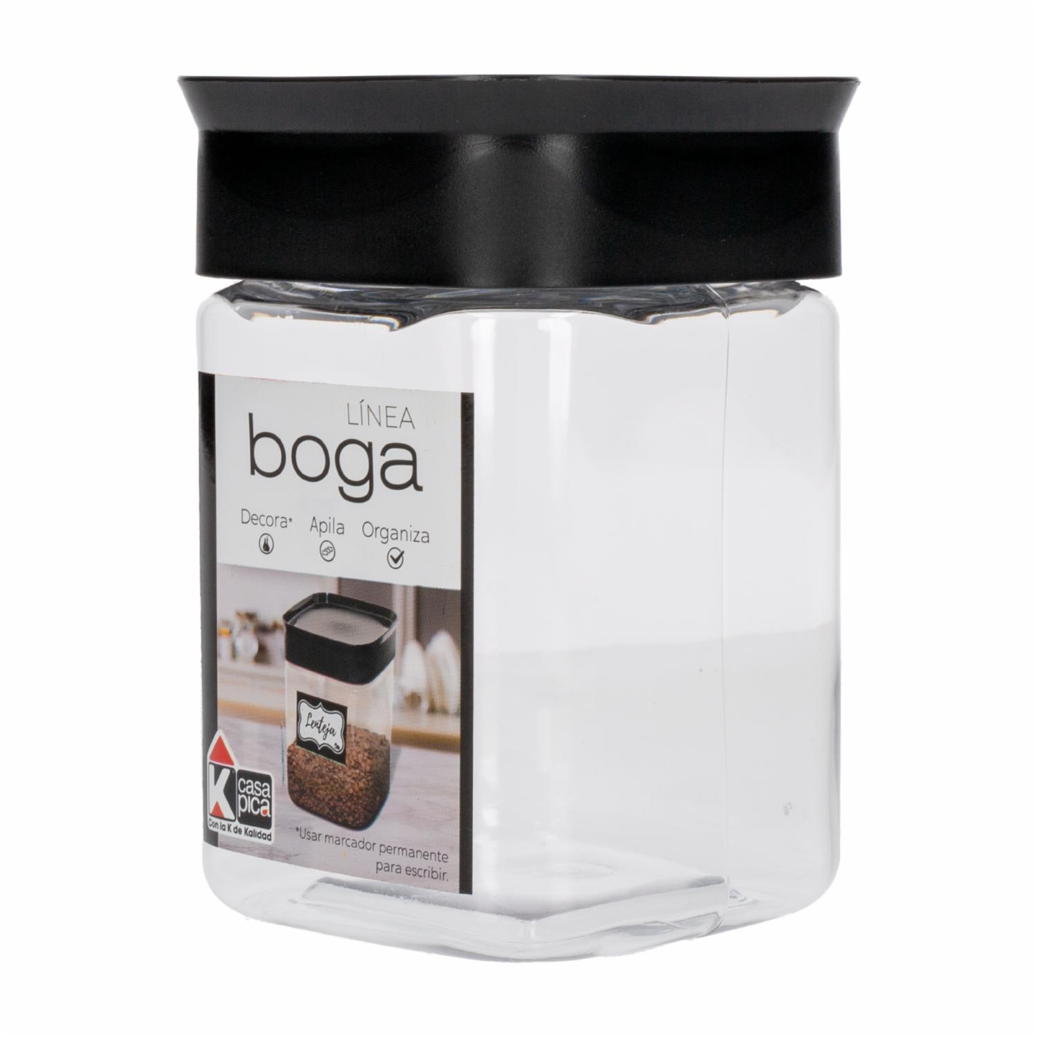 Pomo Mini Boga Color Negro CASA PICA 1 L - Imagen 2