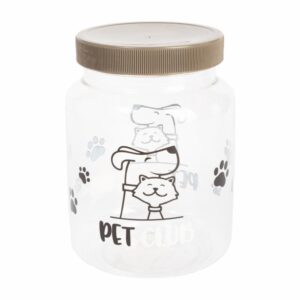 Pomo Para Comida Pet Club Café CASA PICA 1 Litro 15 X 10,5 Cm