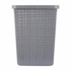 Cesta Para Ropa Con Tapa Color Gris Oscuro CASA PICA Unidad
