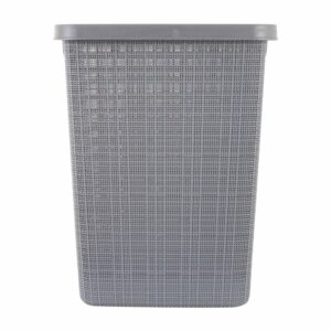 Cesta Para Ropa Con Tapa Color Gris Oscuro CASA PICA Unidad