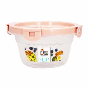 Repostero Redondo Color Rosado CASA PICA 1.3 Litros