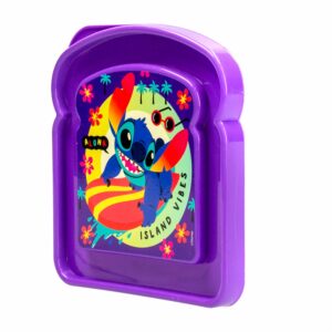 Repostero Sanduchero Diseño Disney Stitch Color Morado CASA PICA 13 X 12 Cm