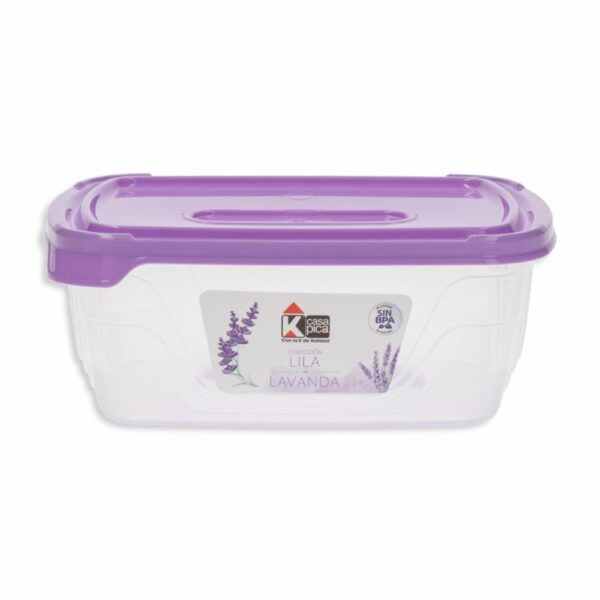 Repostero Diseño Ondas Lila Lavanda Color Violeta PICA 600 Ml - Imagen 2