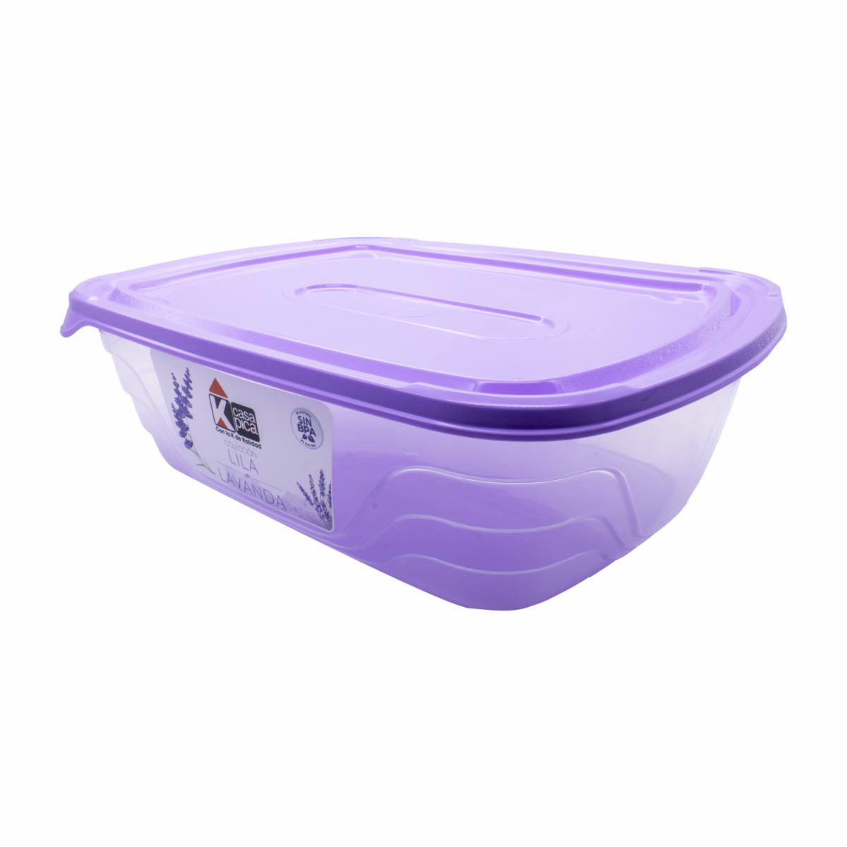 Repostero Diseño Ondas Lila Lavanda Color Violeta CASA PICA 5.5 Litros
