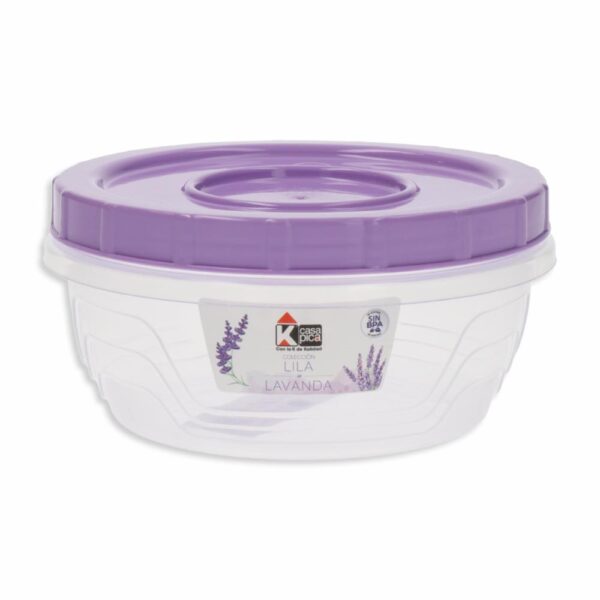 Pomo Rosca Diseño Ondas Color Lilalavanda Y Violeta PICA 600 Ml