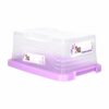Quesera Plástica Colores Lila Diseño Lavanda Violeta CASA PICA Unidad - Imagen 3