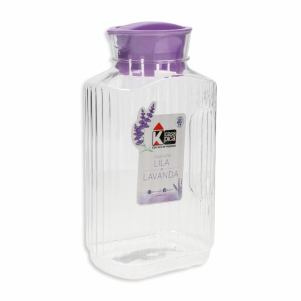 Jarra Plástica Colección Lila Lavanda Violeta CASA PICA Unidad - Imagen 2