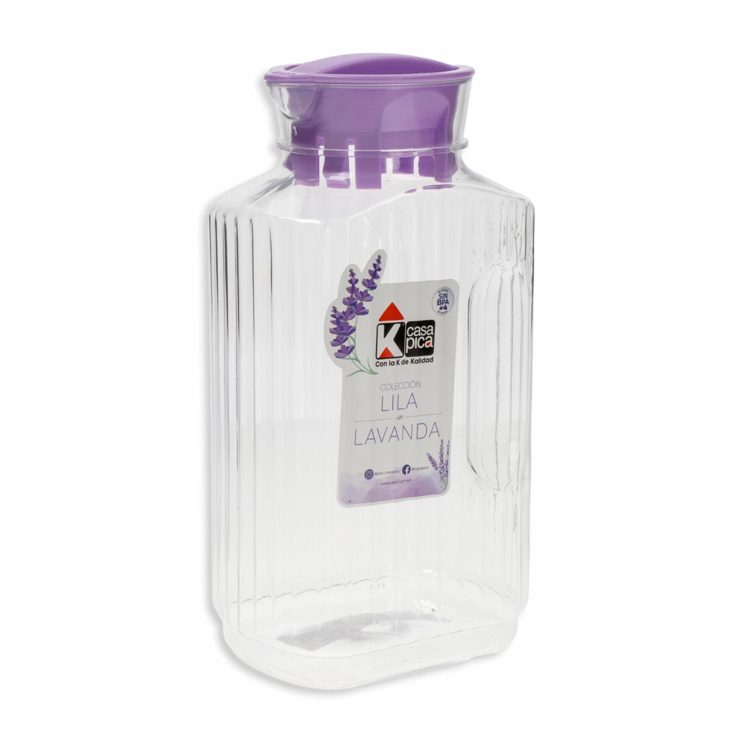Jarra Plástica Colección Lila Lavanda Violeta CASA PICA Unidad - Imagen 2