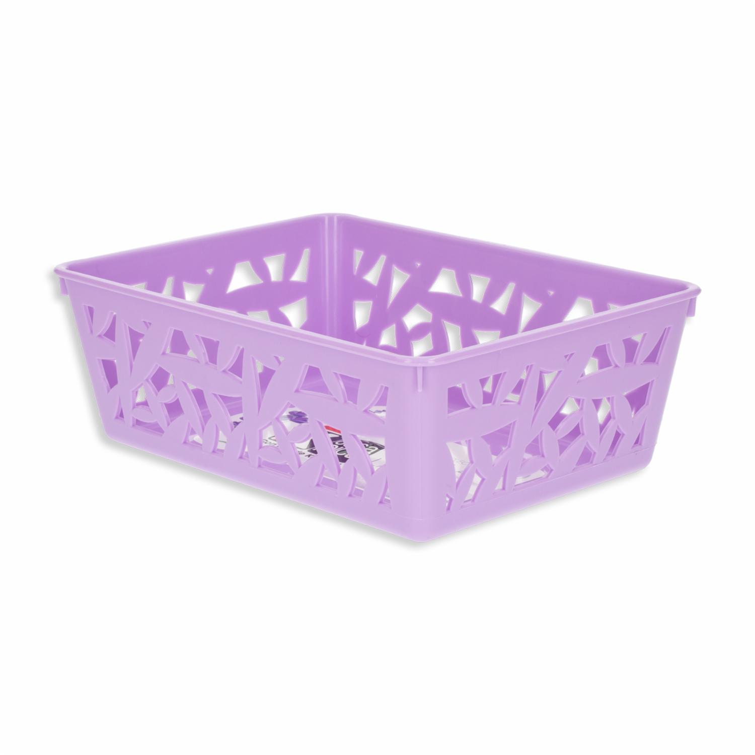 Canastilla Papiro Lavanda Violeta CASA PICA Pequeña - Imagen 2