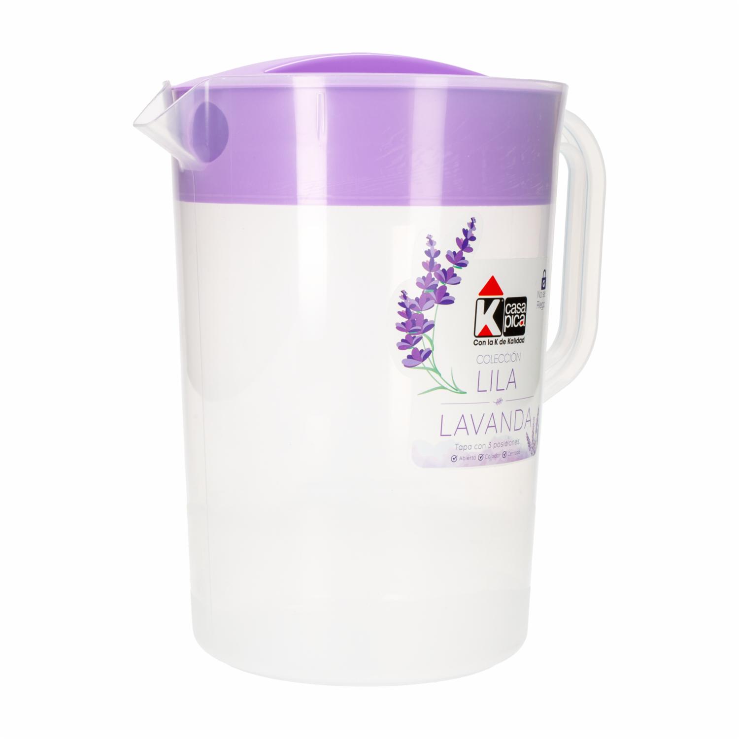 Jarra Plástica Línea Lavanda Color Lila CASA PICA Unidad