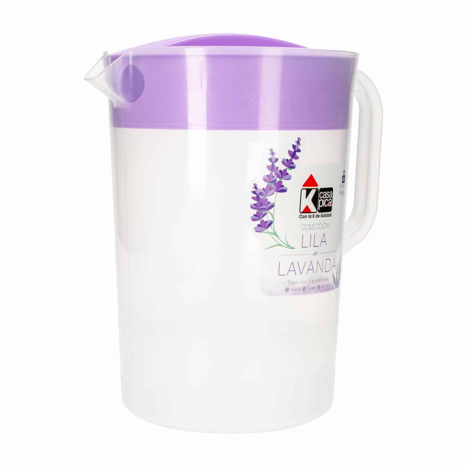 Jarra Plástica Línea Lavanda Color Lila CASA PICA Unidad - Imagen 2