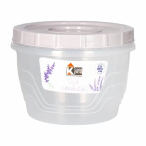 Pomo Rosca Diseño Ondas Color Lilalavanda Y Violeta PICA 1 L