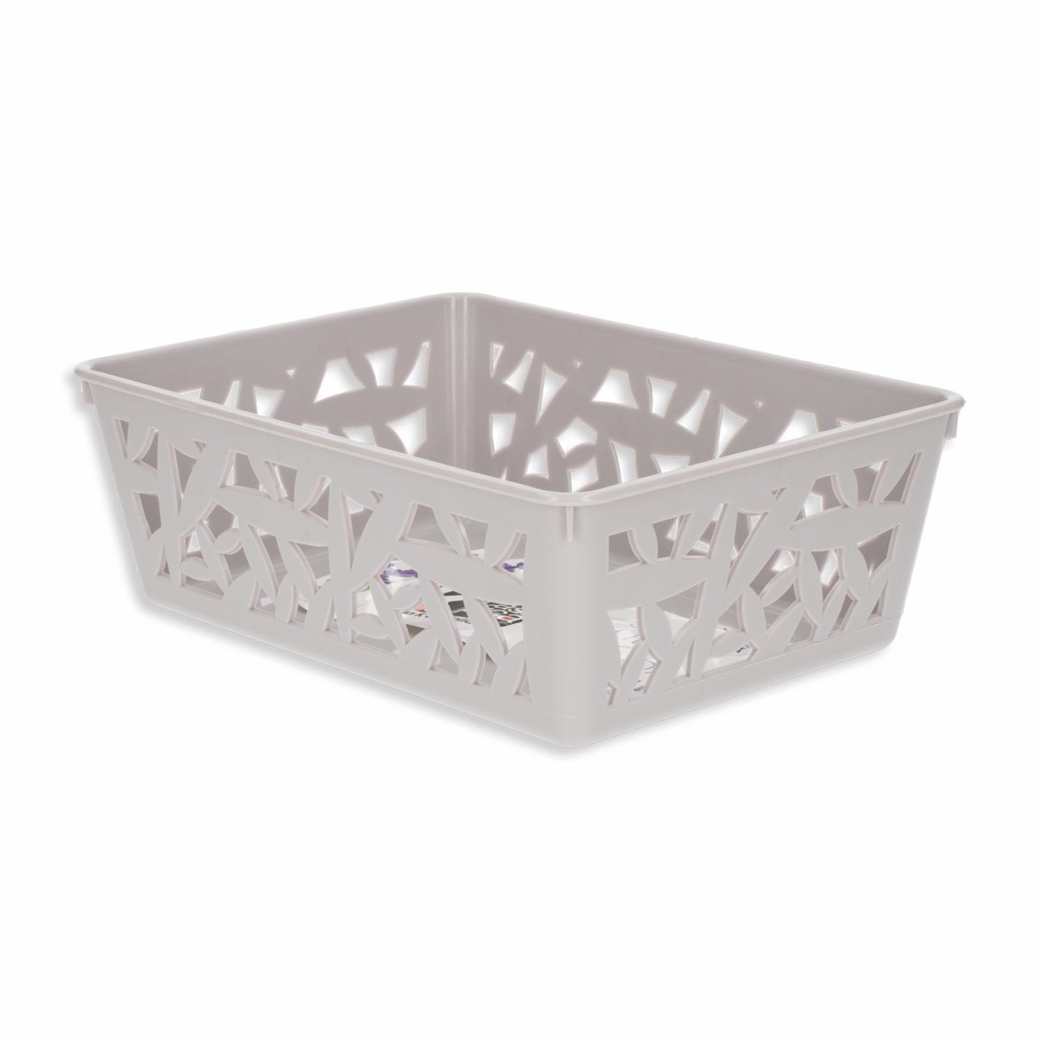 Canastilla Papiro Lavanda Gris CASA PICA Pequeña - Imagen 2