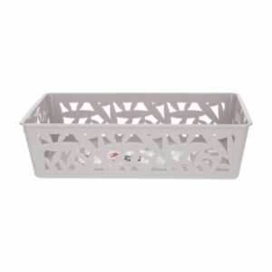 Canastilla Papiro Lavanda Gris CASA PICA Grande