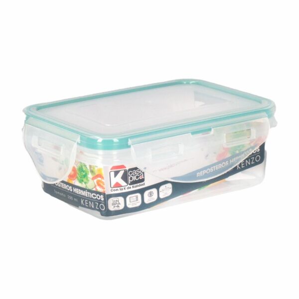 Repostero Rectangular Línea Kenzo Color Menta CASA PICA 0,2 Litros - Imagen 3
