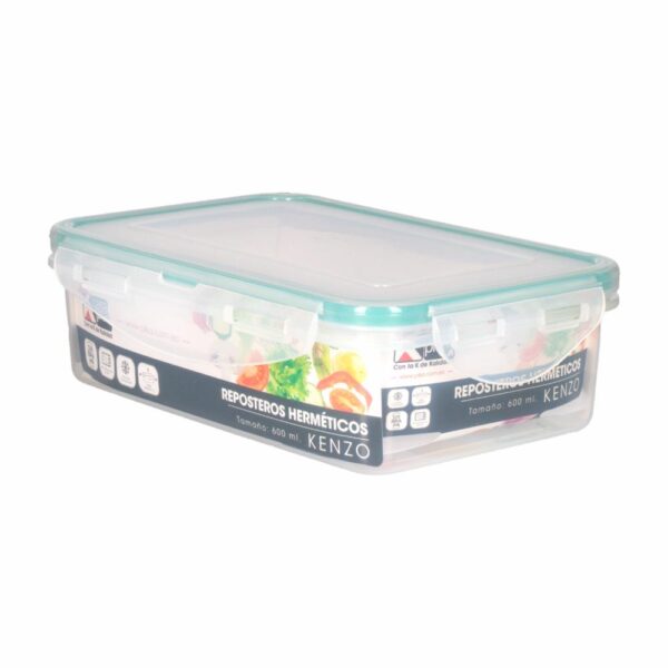 Repostero Rectangular Diseño Kenzo Color Menta CASA PICA 0,6 Litros - Imagen 3