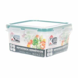 Repostero Cuadrado Línea Kenzo Color Menta CASA PICA 0,4 Litros