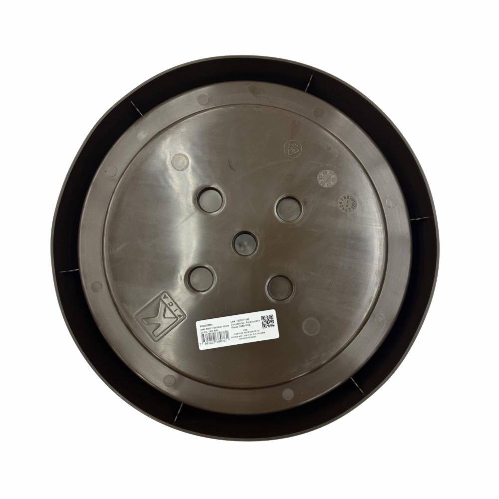 Base Para Macetero Ratan Madera Redondo Cafe CASA PICA Grande - Imagen 3