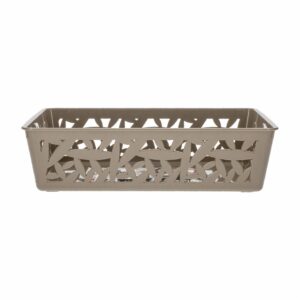 Canastilla Diseño Papiro Color Café CASA PICA Grande