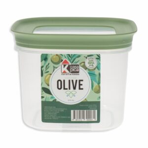 Frasco Pomo Cuadrado Línea Olive Verde CASA PICA Unidad